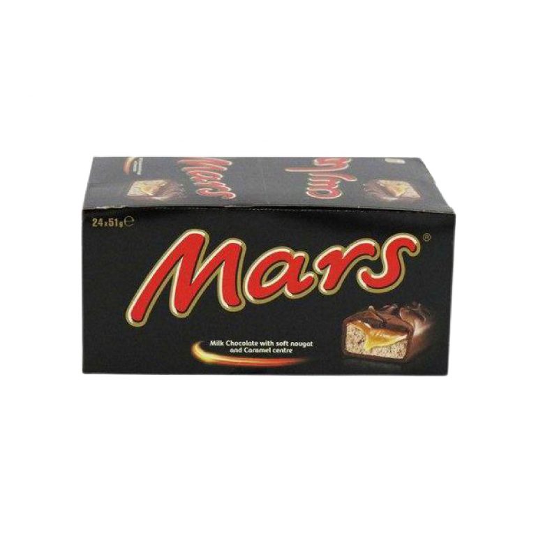 Mars Chocolate Bar 51g X X 24pcs Box | ShopHere